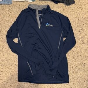 Blue men’s large quater zip golf